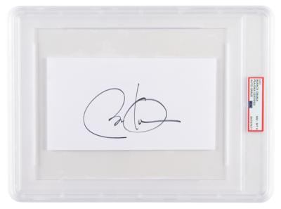 Lot #7057 Barack Obama Signature - PSA NM-MT 8