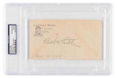 Lot #7451 Babe Ruth Signature