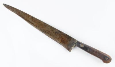 Lot #2114 Indian Fighter John B. Charlton's Knife and Rawhide Sheath - Image 4