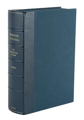 Lot #2136 Winston Churchill Signed Book with Telegram - Image 4