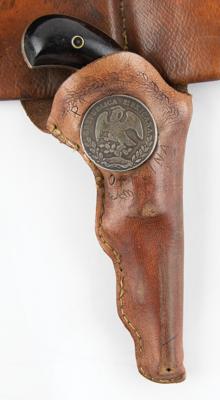 Lot #2116 Whitney .32 Revolver with Mexican Sheriff's Peso Money Belt - Image 1