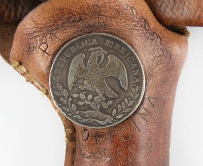 Lot #2116 Whitney .32 Revolver with Mexican Sheriff's Peso Money Belt - Image 9