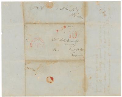Lot #2049 Stonewall Jackson Autograph Letter Signed from West Point - Image 4