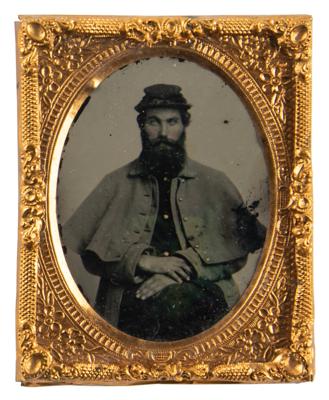 Lot #2069 Union Soldier Ambrotype Photograph - Image 1