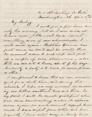 Lot #2101 Abraham Lincoln Funeral: Union Surgeon's Letter - Image 1