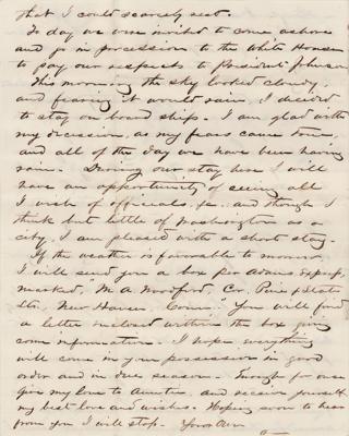 Lot #2101 Abraham Lincoln Funeral: Union Surgeon's Letter - Image 3