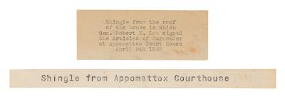 Lot #2081 Appomattox Court House Shingle - Image 2