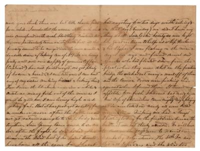 Lot #2012 Battle of Chancellorsville: Confederate Soldier's Letter - Image 2