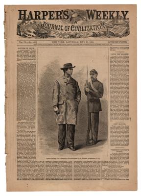 Lot #2038 Jefferson Davis: Harper's Weekly