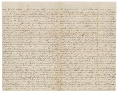 Lot #2073 Union Soldier: Emmet Cole Autograph Letter Signed - Image 2