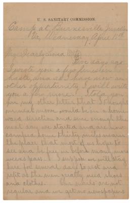 Lot #2099 Union Soldier's Letter on Lincoln's Assassination and Lee's Surrender - Image 1