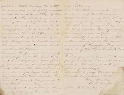 Lot #2083 Lee Surrender: Union Soldier's Letter on Appomattox - Image 2