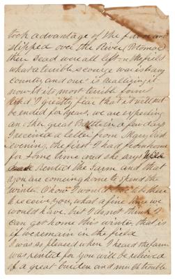 Lot #2076 Union Soldier's Letter: Dead at Antietam Lay Four Deep - Image 3