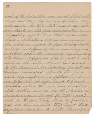 Lot #2011 Battle of Antietam: 30-Page Letter with Antietam Content - Image 4