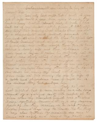Lot #2065 Siege of Petersburg: Union Soldier's Letter to Wife - Image 1
