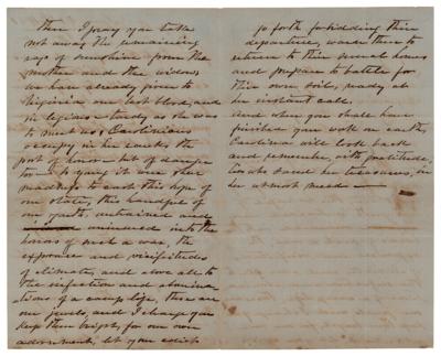 Lot #2033 Confederate Mother Handwritten Letter to Gov. Francis W. Pickens - Image 2