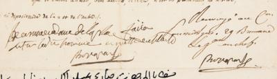 Lot #2002 Napoleon Twice-Signed Handwritten Prisoner Release Order - Image 2