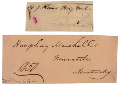 Lot #2032 Confederate Generals (3) Signed Items - Image 3