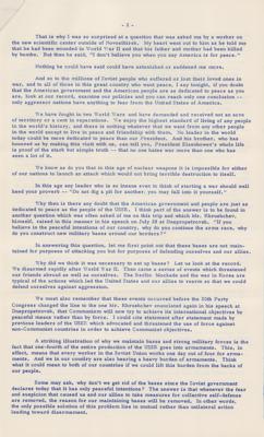 Lot #2219 Richard Nixon 1959 Soviet Union 'Kitchen Debate' Transcripts - Image 2