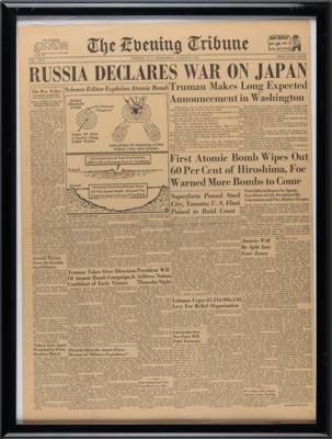 Lot #2193 Hiroshima: Atomic Bomb Newspaper - Image 2