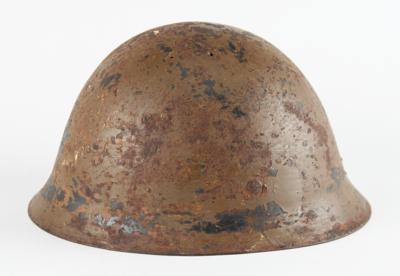 Lot #2148 Iwo Jima: Grenade-Damaged Helmet and Japanese Uniform - Image 3