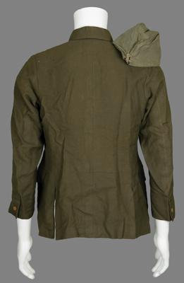 Lot #2148 Iwo Jima: Grenade-Damaged Helmet and Japanese Uniform - Image 8