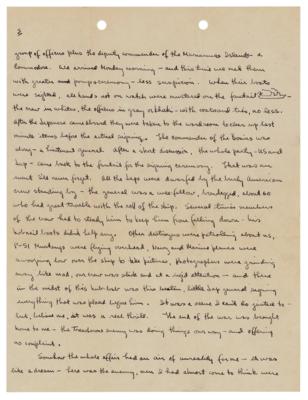 Lot #2191 WWII: Iwo Jima Surrender Ceremony Letter - Image 3