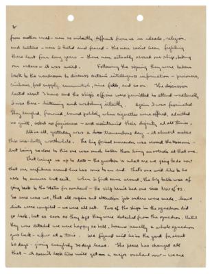 Lot #2191 WWII: Iwo Jima Surrender Ceremony Letter - Image 4