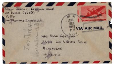 Lot #2191 WWII: Iwo Jima Surrender Ceremony Letter - Image 8