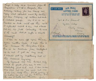 Lot #2192 WWII: North Africa Battle Letter - Image 2