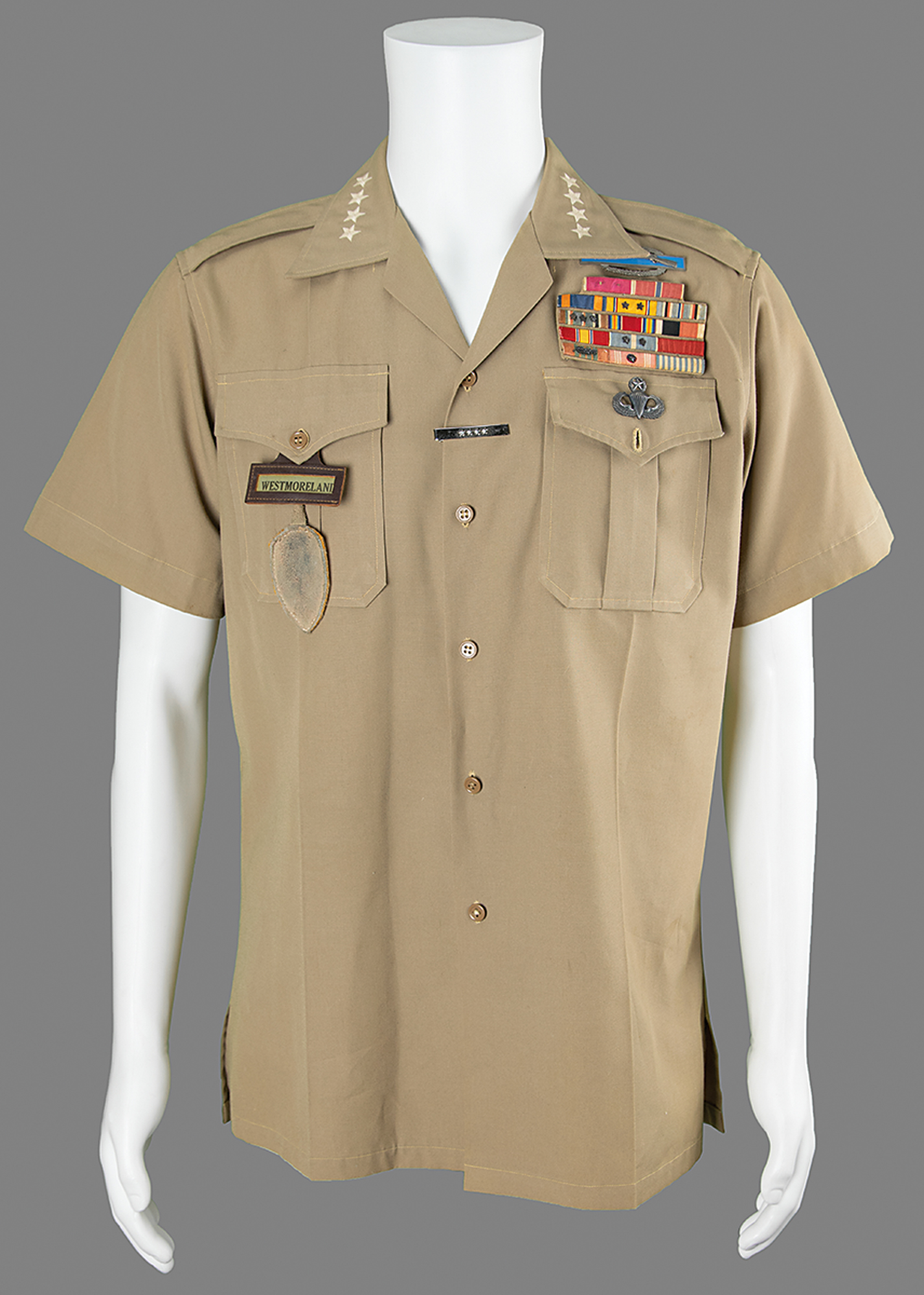General William Westmoreland's Military Duty Uniform Shirt | Sold