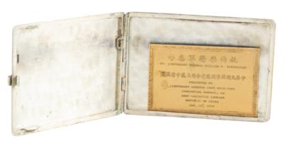 Lot #2207 William P. Yarborough's Sterling Silver Card Case - Image 3