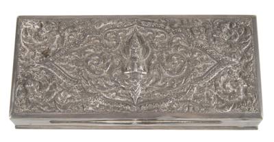 Lot #2202 William P. Yarborough's Sterling Silver Cigar Case - Image 5