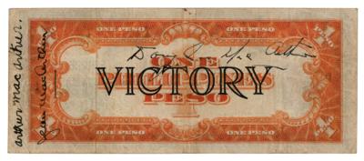 Lot #2161 Douglas MacArthur Signed Philippine Peso - Image 1