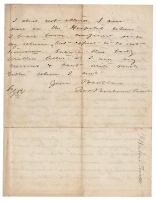 Lot #2068 James B. Terrill Autograph Letter Signed - Image 3