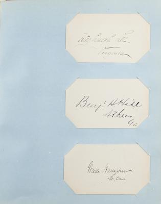 Lot #2025 Civil War Generals and Politicians (295+) Signatures with Grant, Doubleday, Davis, Mosby, Sherman, and More - Image 11