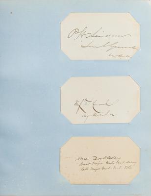 Lot #2025 Civil War Generals and Politicians (295+) Signatures with Grant, Doubleday, Davis, Mosby, Sherman, and More - Image 4