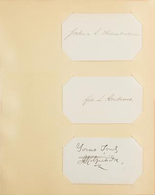 Lot #2025 Civil War Generals and Politicians (295+) Signatures with Grant, Doubleday, Davis, Mosby, Sherman, and More - Image 7