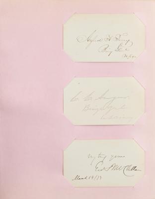 Lot #2025 Civil War Generals and Politicians (295+) Signatures with Grant, Doubleday, Davis, Mosby, Sherman, and More - Image 8