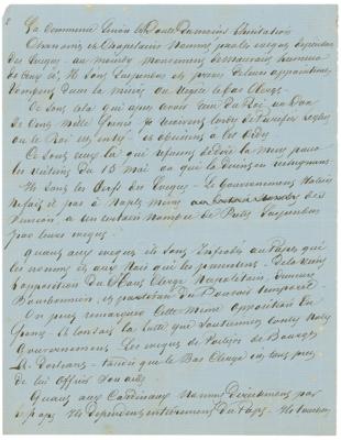 Lot #345 Alexandre Dumas, pere Autograph Manuscript Signed - Image 2