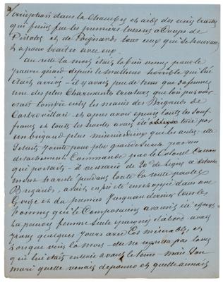 Lot #344 Alexandre Dumas, pere (2) Handwritten Manuscripts - Image 10