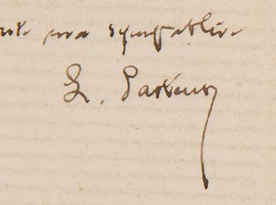 Lot #216 Louis Pasteur Autograph Letter Signed - Image 2