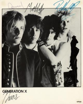 Lot #504 Generation X Signed Photograph - Image 1