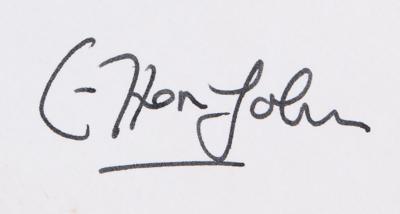 Lot #519 Elton John Signed Album - Ice on Fire - Image 2