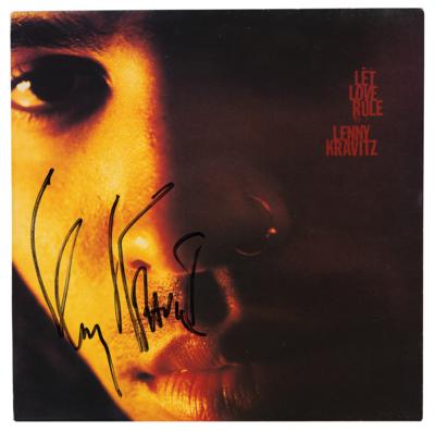 Lot #523 Lenny Kravitz Signed Album - Let Love Rule - Image 1