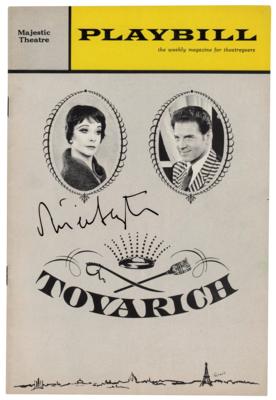 Lot #659 Vivien Leigh Signed Playbill - Tovarich (1963) - Image 1