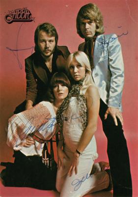 Lot #559 ABBA Signed Photograph - Image 1