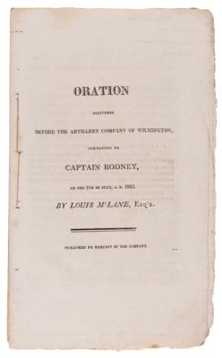 Lot #271 Independence Day: 1813 Oration Pamphlet - Image 1