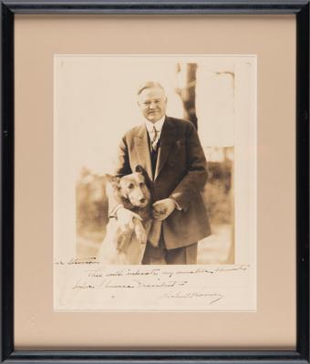 Lot #63 Herbert Hoover Signed Photograph - Image 3