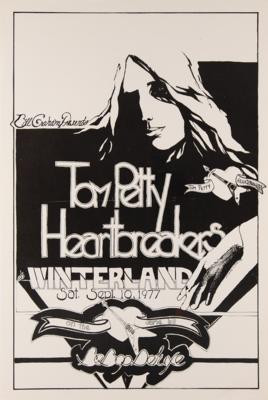 Lot #535 Tom Petty and the Heartbreakers 1977 Winterland Poster - Image 1